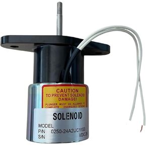 1pc 0250-12A2UC11S3 24V/12V cut-off stop solenoid valve 0306-5465 8250-1503(24V) in Saudi Arabia
