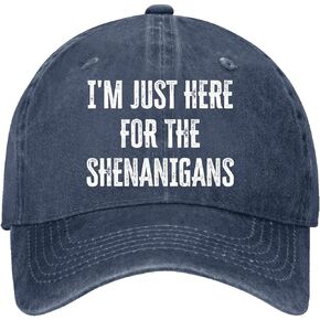 I'm JUST HERE for The-Shenanigans Hat for Women Funny Washed Distressed in Kuwait