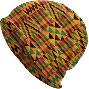 Winter Slouchy Kint Hat,Colorful African Patten Soft Ski Cap Stretch Beanie Hat Warm Skull Cap for Men Women in Saudi Arabia
