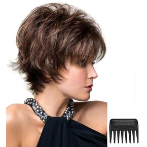 Bundle - 3 items: Coco Wig by Rene Paris, Christy's Wigs Q & A Booklet & Wide Tooth Comb - Color: ICED MOCHA in Saudi Arabia