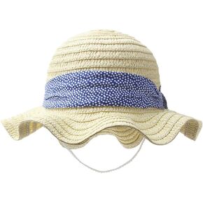 Vivobiniya Toddler Girl Bowknot Straw hat Baby Girl Beach Hat 0-5T in Kuwait