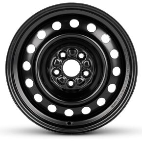 عجلة فولاذية بديلة جديدة مقاس 15x6.5 بوصة OEM مباشرة لسيارة Toyota Corolla 2019-2022 5-100 مللي متر حافة سوداء 15 بوصة 4261112D30 in Kuwait