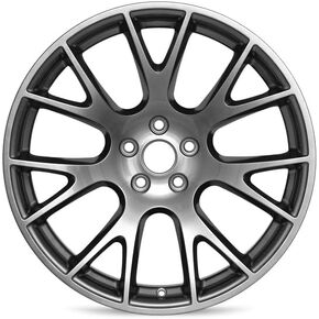 New 20x9.5 inch OEM Direct Replacement Aluminum Wheel for 2015-2023 Dodge Challenger 5-115mm Black 20 in Rim 5LD38JXYAB in Kuwait