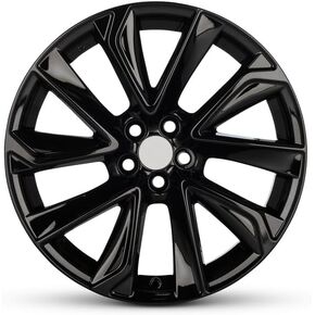 New 18x8 inch OEM Direct Replacement Aluminum Wheel for 2019–2022 Toyota Corolla 5-100mm Gloss Black 18 in Rim 4261102W01 in Kuwait