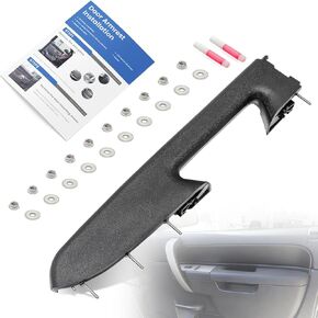 22818465 Front Driver Side Armrest Repair Kit Fit for Chevy Silverado & GMC Sierra 1500 2010-2013, Silverado & GMC Sierra 2500HD 3500HD 2010-2014, Only Fit the Door Handle Below Armrest, Black in Kuwait