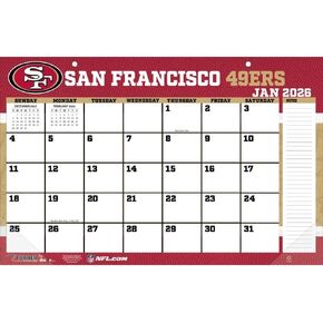 سان فرانسيسكو 49Ers 2026 17x11 تقويم مكتبي (26998901050) in Kuwait