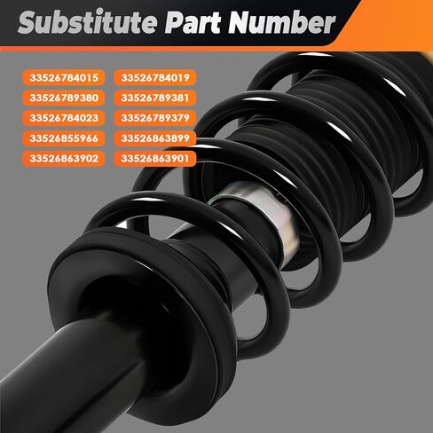33526784015 2 قطعة مجموعة دعامات امتصاص الصدمات الخلفية متوافقة مع 528i 535i 550i 2011-2016 640i 650i 2013-2019 F06 F10 F11 F12 F13 F18 33526784019 in Saudi Arabia