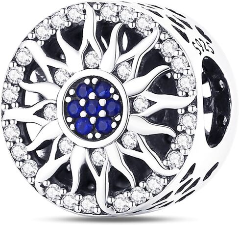 NUJIFFY 925 Sterling Silver Charms Beads for Bracelets & Necklaces, Blue Angel Pendants, Cute Retro Vitality Charm Gifts Jewelry for Women Men Teens in Saudi Arabia