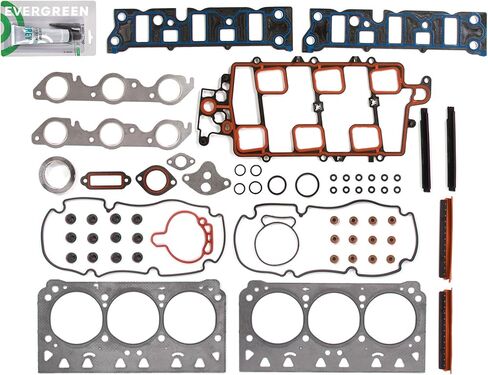 Evergreen SA-9761229398-2 Full Gasket Set Bearings Rings Compatible With/For 95-03 Chevrolet Buick Oldsmobile Pontiac 3.8L in Saudi Arabia