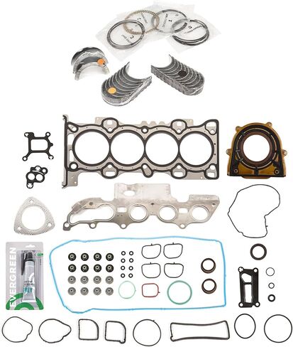 Evergreen SA-5494197635-3 Full Gasket Set Bearings Rings Compatible With/For 09-12 Mazda 3 6 CX-7 2.5L DOHC in Saudi Arabia