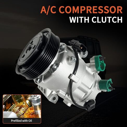 ضاغط تيار متردد CO 29193C مع قابض متوافق مع Kia 2014-2018 Forte Koup، متوافق مع Hyundai 2013-2018، يستبدل 97701A5800، 97701F2800، 97701F2800RU in Kuwait