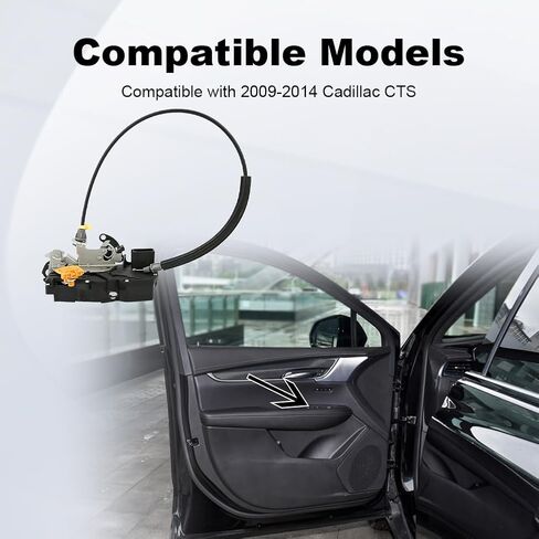 Front Left Side Power Door Lock Actuator Motor Compatible with Cadillac CTS 2009-2014 Replacement for 937-968 22862244 22791029 in Saudi Arabia