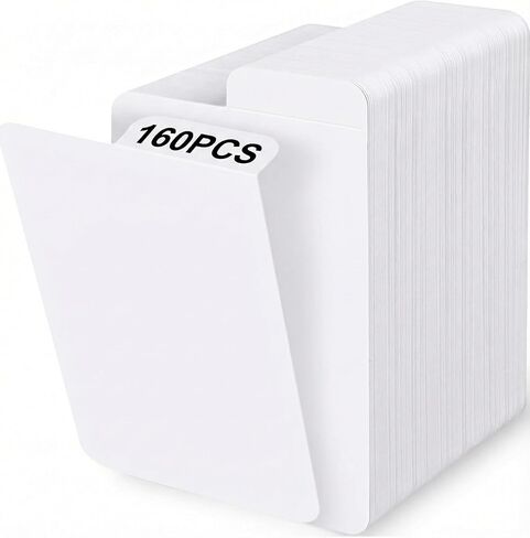 فواصل بطاقات التداول لصناديق التخزين، 160 قطعة من بطاقات تقسيم الورق لصناديق التخزين، منظم بطاقات البيسبول/MTG/TCG/الرياضة/الألعاب، بطاقة قياسية عمودية in Kuwait