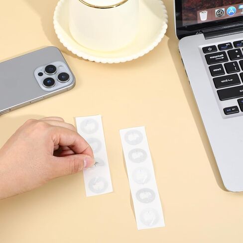 100pcs NFC Stickers Programmable Ntag215 NFC Tags Sticker 504 Bytes Memory Rewritable RFID Tags Sticker Adhesive RFID Labels in Saudi Arabia