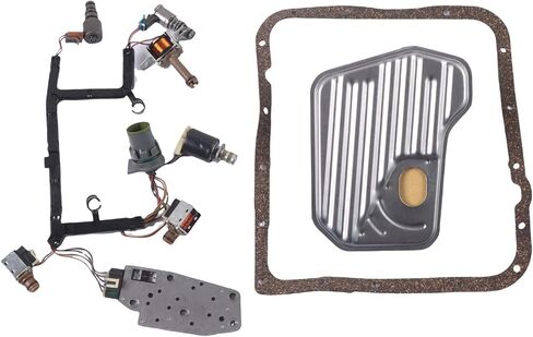 4L60E 4L65E Transmission Master Solenoid Kit with Harness Fit for GM Silverado Sierra Tahoe 1993-2005 Heavy-Duty Direct Replacement in Saudi Arabia