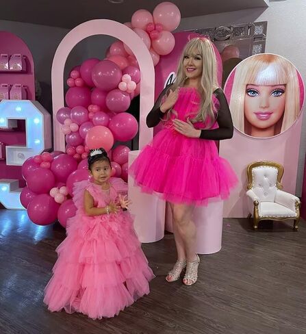 Layers Tulle Flower Girl Dress for Wedding Ball Gown Kid's Pageant Dress Long Puffy Child Prom Party Gown in Saudi Arabia