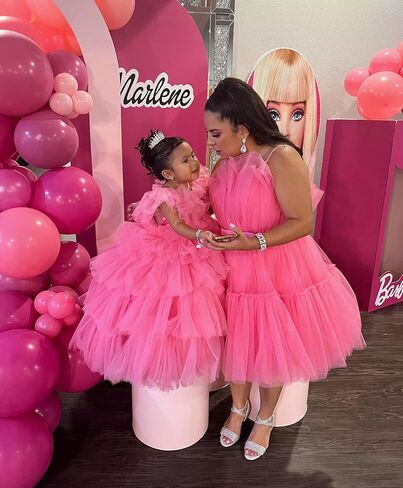 Layers Tulle Flower Girl Dress for Wedding Ball Gown Kid's Pageant Dress Long Puffy Child Prom Party Gown in Saudi Arabia