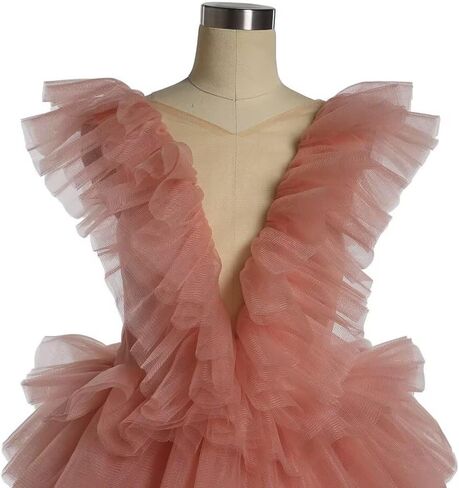Layers Tulle Flower Girl Dress for Wedding Ball Gown Kid's Pageant Dress Long Puffy Child Prom Party Gown in Saudi Arabia