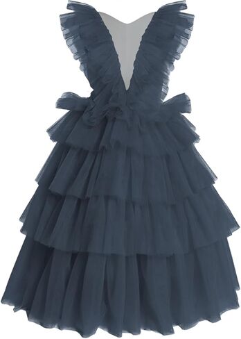 Layers Tulle Flower Girl Dress for Wedding Ball Gown Kid's Pageant Dress Long Puffy Child Prom Party Gown in Saudi Arabia