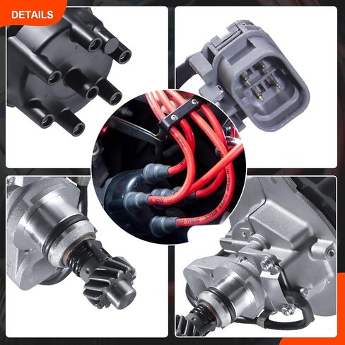 Ignition Distributor for Nissan Pathfinder 1990-1995, for Quest 1993-1998 and 1995 Pickup Trucks, for D21 from 1990-1994, Replacement Number F3XA12127AA, F3XA12127BA in Kuwait