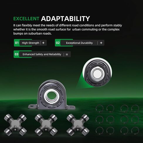 210866-1X حامل عمود المحرك الخلفي 5-160X مجموعة وصلات U مناسبة لفورد F250/F350 سوبر ديوتي 4WD RWD 1999-2010 يستبدل # HB210866-1X in Saudi Arabia