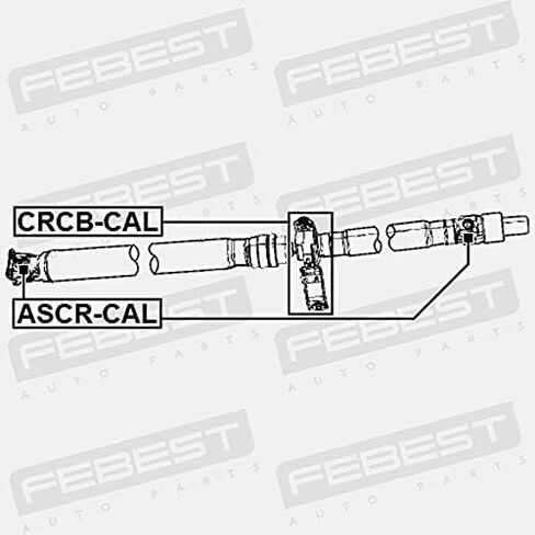 Universal Joint 22X56 Febest ASCR-CAL Oem 05273310AB in Saudi Arabia
