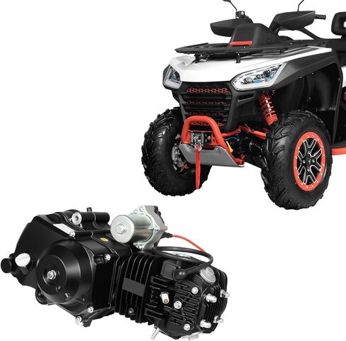 محرك ATV 125cc 7.64HP رباعي الأشواط مع قابض أوتوماتيكي، 7500 دورة في الدقيقة/5.8 كيلووات/ساعة، محرك مركبة Gokart لجميع التضاريس مع ناقل حركة أوتوماتيكي مع عكس، تشغيل كهربائي in Kuwait