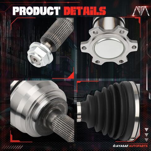 CV Axle Shaft Assembly Front Driver or Passenger Side Compatible for Ford Expedition 1997-2002,Ford F-150 1997-2003,Ford F-150 Heritage 2004,Lincoln Navigator 1998-2002,66-2112 in Saudi Arabia