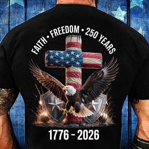 قميص Custom Freedom للذكرى السنوية الـ 250، سويت شيرت بقلنسوة، ملابس استقلال الولايات المتحدة الأمريكية 250 عامًا، الذكرى السنوية لأمريكا 1776-2026، قمة الحرية الوطنية، زي الرابع من يوليو متعدد الألوان in Saudi Arabia