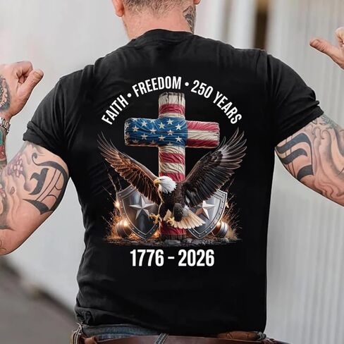 قميص Custom Freedom للذكرى السنوية الـ 250، سويت شيرت بقلنسوة، ملابس استقلال الولايات المتحدة الأمريكية 250 عامًا، الذكرى السنوية لأمريكا 1776-2026، قمة الحرية الوطنية، زي الرابع من يوليو متعدد الألوان in Saudi Arabia