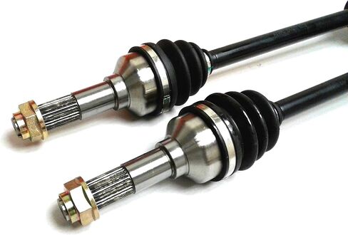 محاور السيرة الذاتية الخلفية الدقيقة لـ Yamaha Rhino 450 & 660 2004-2009، اليسار واليمين، تم اختبار الجودة، معالجة بالحرارة، 4140 فولاذ كرومولي، مناسب تمامًا، ATVPC in Saudi Arabia