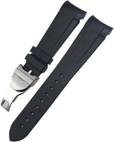 المطاط حزام الساعات 22 مللي متر 20 مللي متر حزام ساعة سيليكون ل تيودور التراث بلاك باي 1958 بيلاجوس أساور رياضية مقاومة للماء in Kuwait