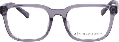 Armani Exchange AX3071F 8239 Eyeglasses Men's Shiny Transparent Grey 54mm in Saudi Arabia