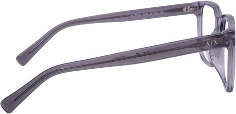 Armani Exchange AX3071F 8239 Eyeglasses Men's Shiny Transparent Grey 54mm in Saudi Arabia