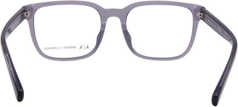 Armani Exchange AX3071F 8239 Eyeglasses Men's Shiny Transparent Grey 54mm in Saudi Arabia