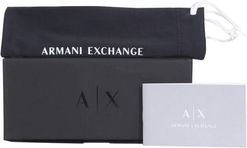 Armani Exchange AX3071F 8239 Eyeglasses Men's Shiny Transparent Grey 54mm in Saudi Arabia
