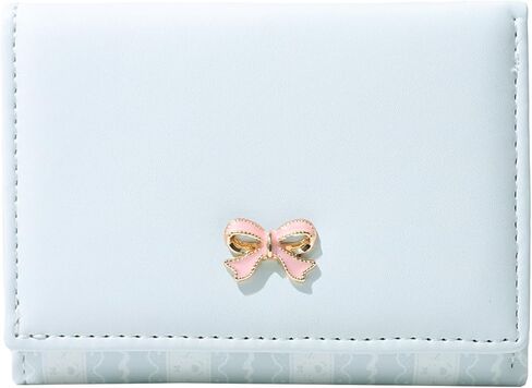 Sunwel Fashion Cute Wallets Girls Coquette Bow Small Wallet Pink Aesthetic with Card Slots ID Window Purse for Women in Saudi Arabia