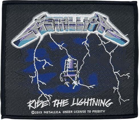 Metallica Men's Ride The Lightning Woven Patch Multi in Saudi Arabia