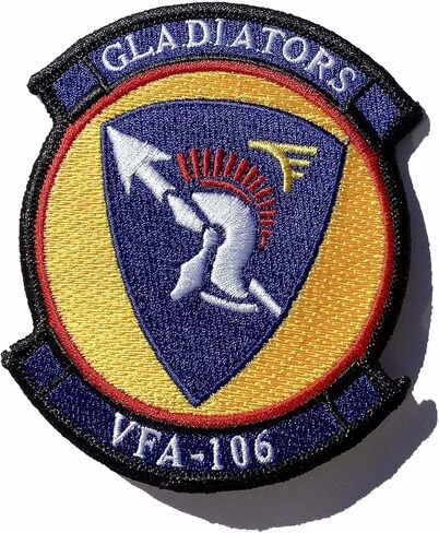 VFA-106 Gladiators Patch - with Hook and Loop, 4" in Saudi Arabia