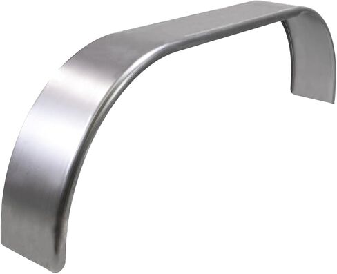 Husky Towing F0009 Tandem Axle Trailer Fender 72 بوصة × 9 بوصة × 20.5 بوصة من الصلب المدلفن على البارد بقياس 16 بوصة، يناسب العجلات مقاس 15-16 بوصة، نصف قطر أمامي 1 بوصة 90 زاوية خلفية فردية in Kuwait