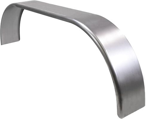 Husky Towing F0009 Tandem Axle Trailer Fender 72 بوصة × 9 بوصة × 20.5 بوصة من الصلب المدلفن على البارد بقياس 16 بوصة، يناسب العجلات مقاس 15-16 بوصة، نصف قطر أمامي 1 بوصة 90 زاوية خلفية فردية in Kuwait