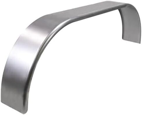 Husky Towing F0009 Tandem Axle Trailer Fender 72 بوصة × 9 بوصة × 20.5 بوصة من الصلب المدلفن على البارد بقياس 16 بوصة، يناسب العجلات مقاس 15-16 بوصة، نصف قطر أمامي 1 بوصة 90 زاوية خلفية فردية in Kuwait