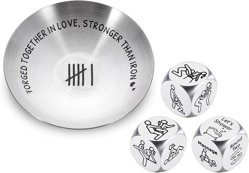 ACCOLIAMBER 6th Anniversary Iron Gifts for Her Him 6 Year Wedding Anniversary Iron Gifts for Women Men Wife Husband Couples 6 Year Anniversary Decorations Christmas Valentines in Saudi Arabia