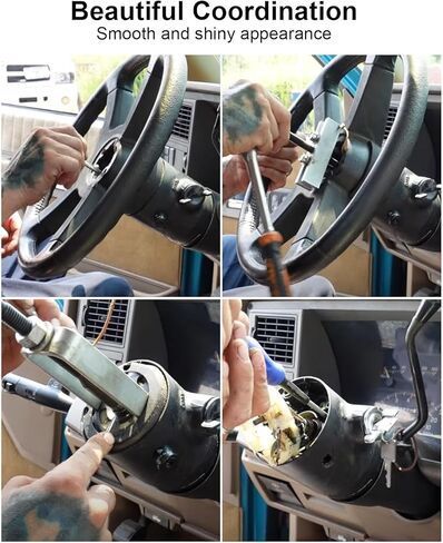 Ignition Switch & Door Lock Cylinders with Keys Fit for Chevrolet GMC Buick Cadillac Pickup Replace 924-791 12300443 701400 D1414B LC1428 in Saudi Arabia