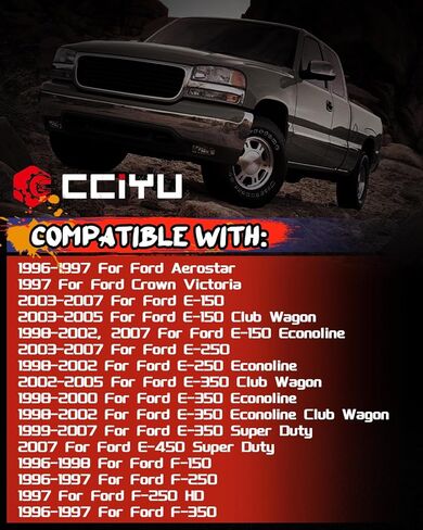 CCIYU أسطوانة قفل مفتاح الإشعال مع مفتاح 1F2009012B 1L3Z11582A استبدال لفورد F-150 1996-2004 لفورد F-250 1996-2007، لفورد F-250 سوبر ديوتي F-350 سوبر ديوتي F-450 سوبر ديوتي 1999-2007 in Saudi Arabia