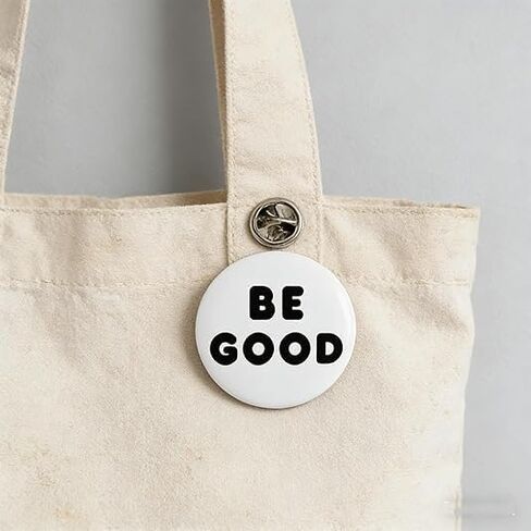 5 قطع من دبابيس وأزرار Be Good، شارات دائرة مضادة للجليد، دبابيس دائرية على الصدر، بروش ديكور، دبوس بروش مزخرف للعدالة الاجتماعية، إكسسوار أزياء المشاهير in Kuwait