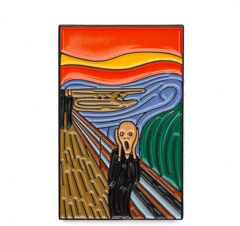 Today is Art Day - Pin - Scream - Munch in Saudi Arabia