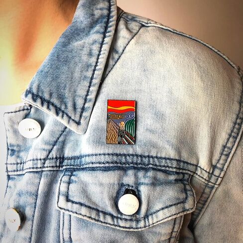 Today is Art Day - Pin - Scream - Munch in Saudi Arabia