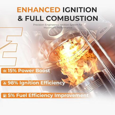 Ignition Coil Pack and Iridium Spark Plugs Kit Fit for Toyota 2009-2015 Corolla Prius Prius V/Plug-In Matrix Scion xD Lexus CT200h Pontiac Vibe 1.8L L4, Replacement for UF596 93501 4 Sets in Saudi Arabia
