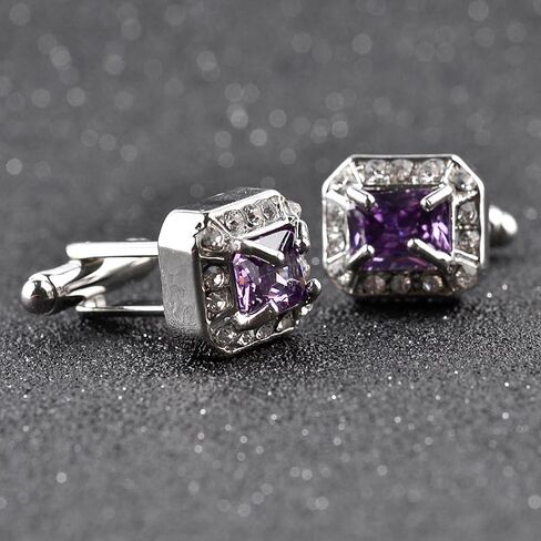Luxury Zircon Crystal Cufflinks for Mens Women Shirt Touch Heart Lawyers Cuff Links Arm Button Gemelos Shirt Clip Button Gifts in Saudi Arabia